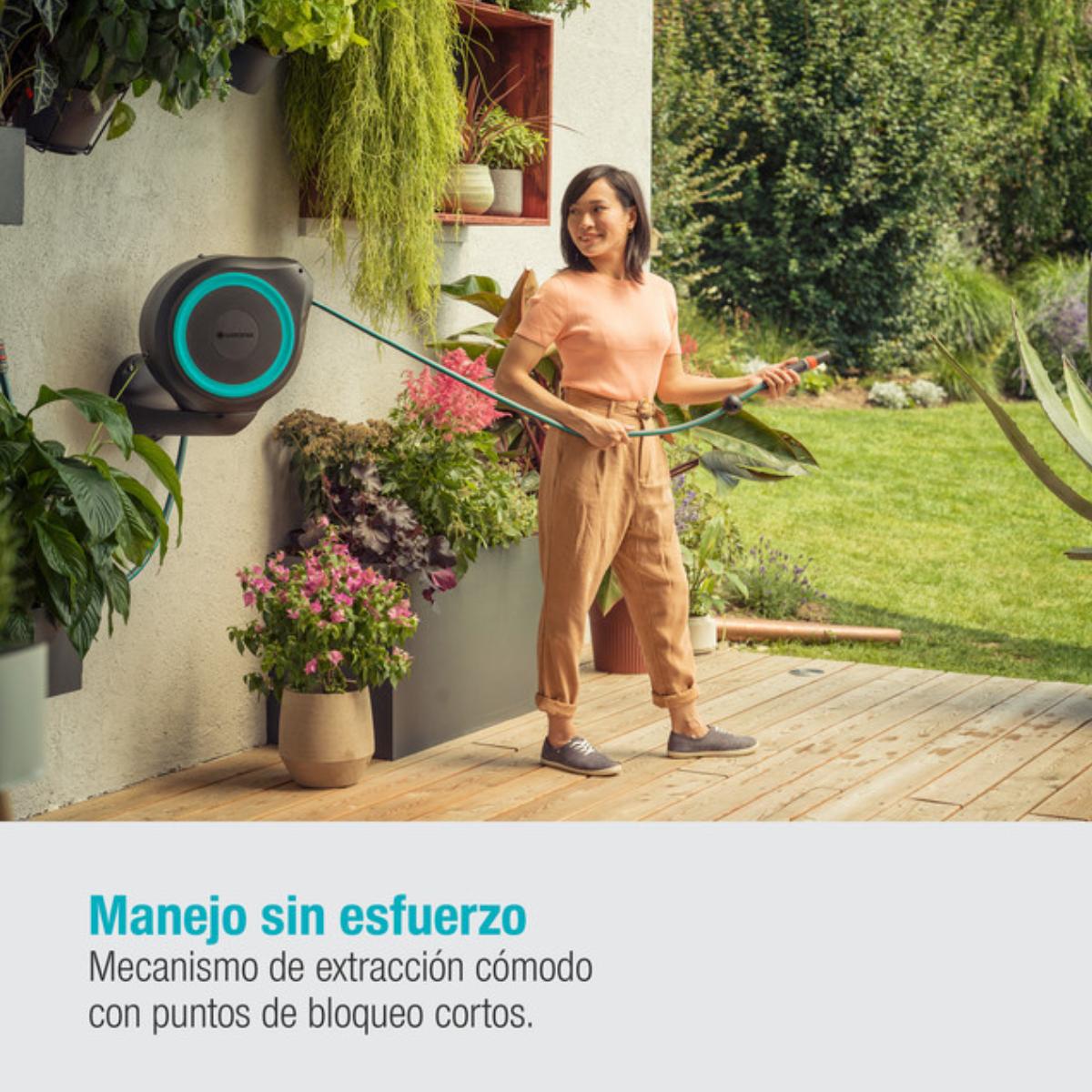 Portamanguera de pared RollUp S 15 m Gardena (Reacondicionado)
