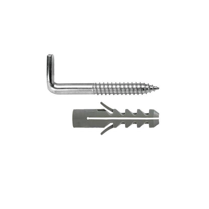 Kit Sanitario Alcayata Con Taco Expansión Ø 10 X 50 Mm. Fijación Calentadores / Termos De Agua