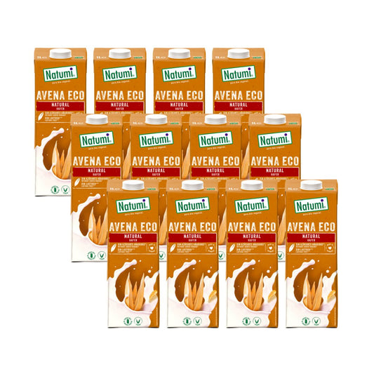 Pack de 12 Bebidas de Aveia Biológica Natumi 1 L