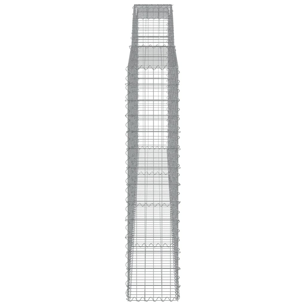 Cestas Gaviones 4 Uds Forma De Arco Hierro 400x30x140/160 Cm_4