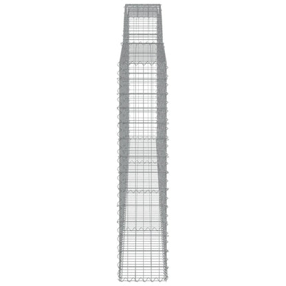 Cestas Gaviones 4 Uds Forma De Arco Hierro 400x30x140/160 Cm_4