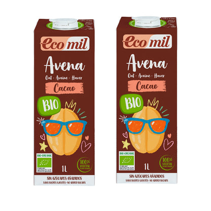 Pack de 2 Bebidas de Aveia com Chocolate NaturGreen 1 L
