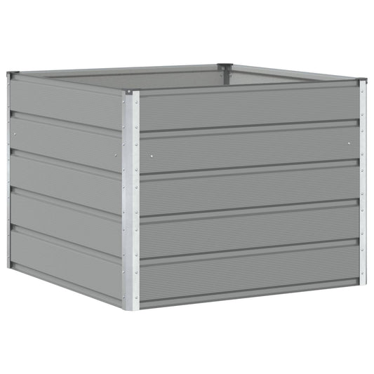 Jardinera Gris Claro 100 X 100 X 75 Cm Acero_0