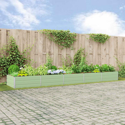Jardinera Verde Pastel 480 X 100 X 45 Cm Acero Galvanizado_1