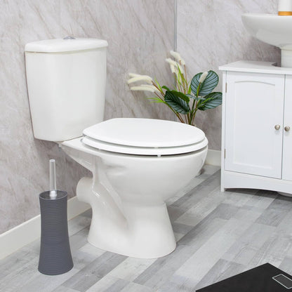Asiento De Inodoro Mdf Con Tapa Y Bisagras De Acero Inoxidable Color Blanco 37,5x5,5x45cm_3