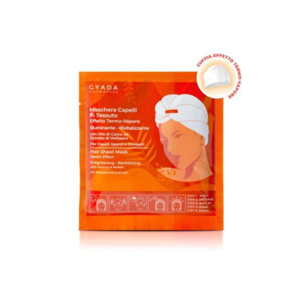 Gyada Cabello Maschera In Tessuto Effetto Termo-vapore - Illuminante E Rivitalizzante 60ml_0