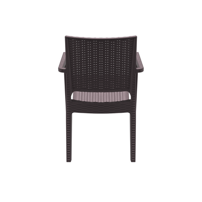 Siesta Exclusive Pack De 2 Sillas Para Exterior Ibiza Ratán Marrón_4