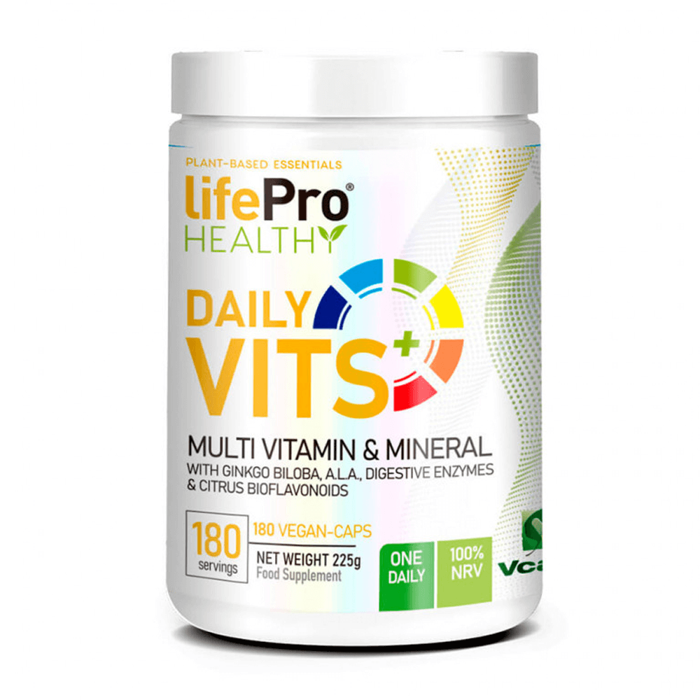 Daily Vits - 180 Cápsulas Veganas - Complejos Multivitaminicos - Lifepro_0