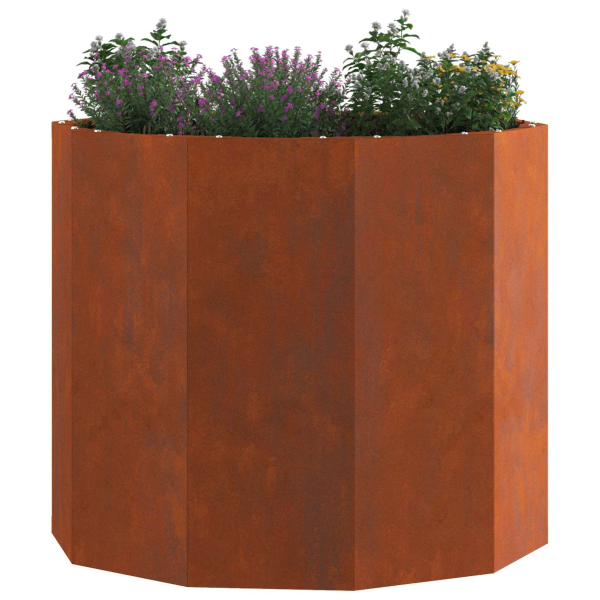 Jardinera Oxidado 60 X 60 X 50 Cm Acero Autopatinable_2