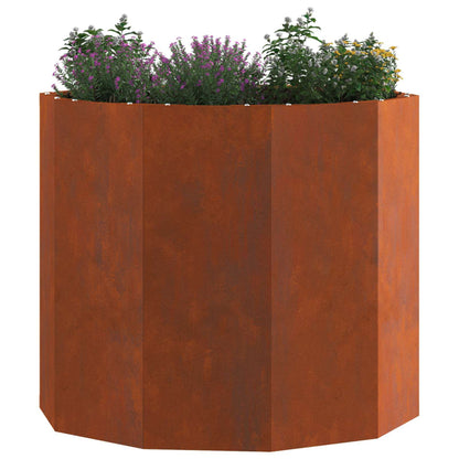 Jardinera Oxidado 60 X 60 X 50 Cm Acero Autopatinable_2