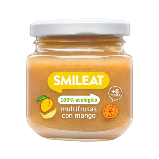 Pote Multifrutas Smileat Biológico com Manga +6 Meses 130 g
