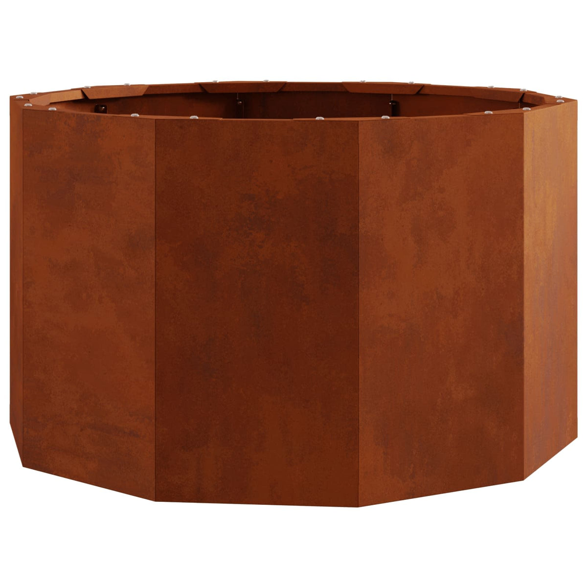 Jardinera Oxidado 60 X 60 X 35 Cm Acero Autopatinable_0