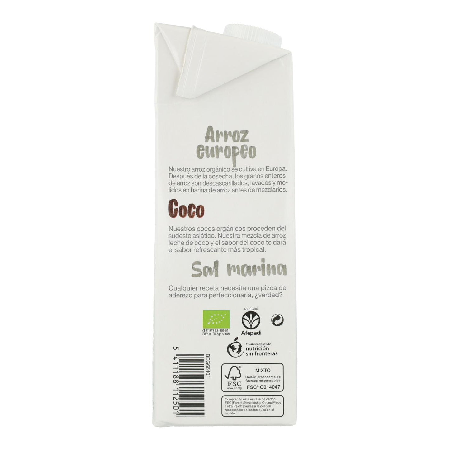 Bebida de Arroz e Coco Biológica Provamel 1 L