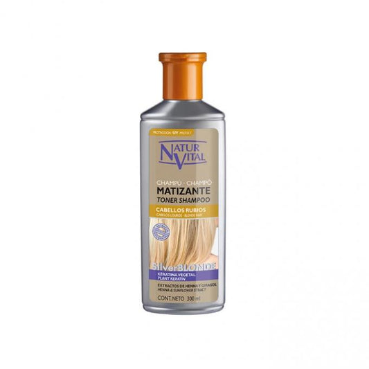 NATUR VITAL Champô matizante loiro prateado 300 ml