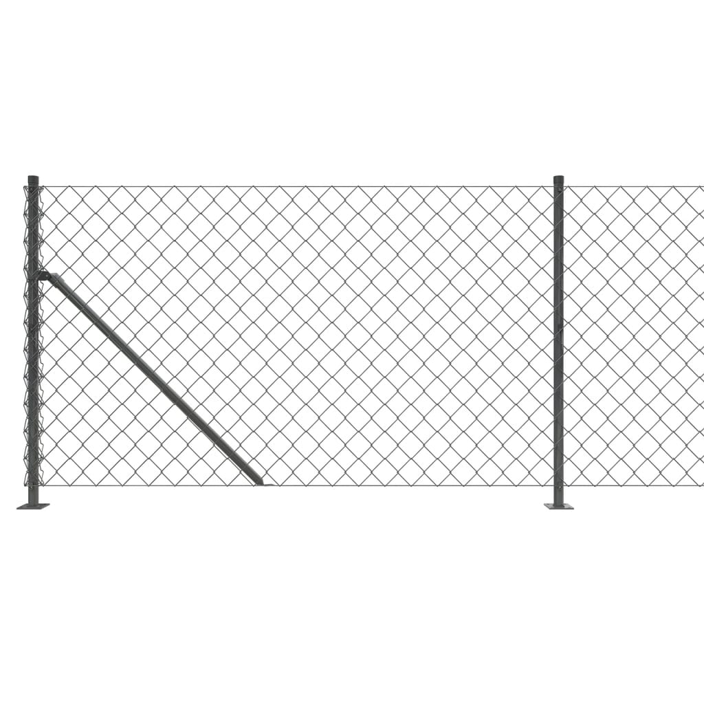 Cerca De Alambre Con Brida Gris Antracita 0,8x25 M / Vetonek_3