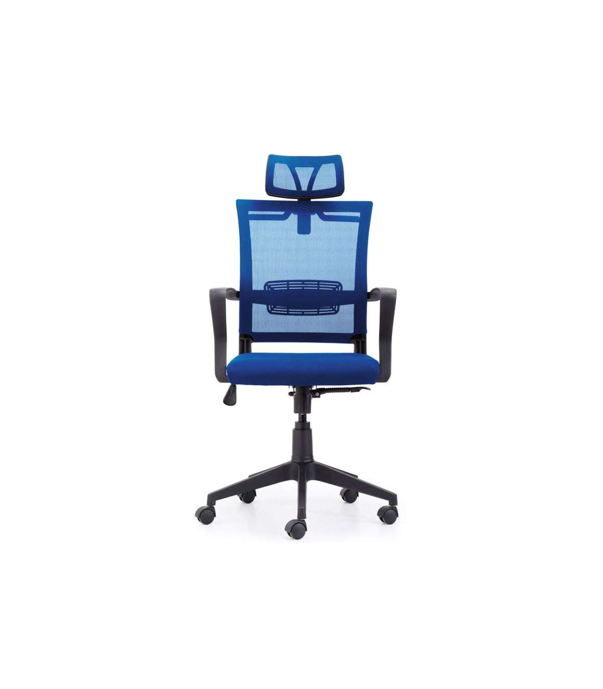 Sillón Giratorio Modelo Winner Acabado Azul, 117/127cm(alto) 64cm(ancho) 64cm(largo)_5