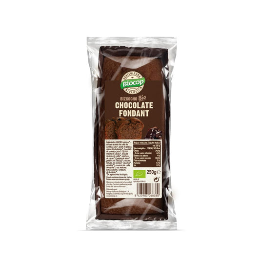 Bolo de chocolate com fondant Biocop 250 g