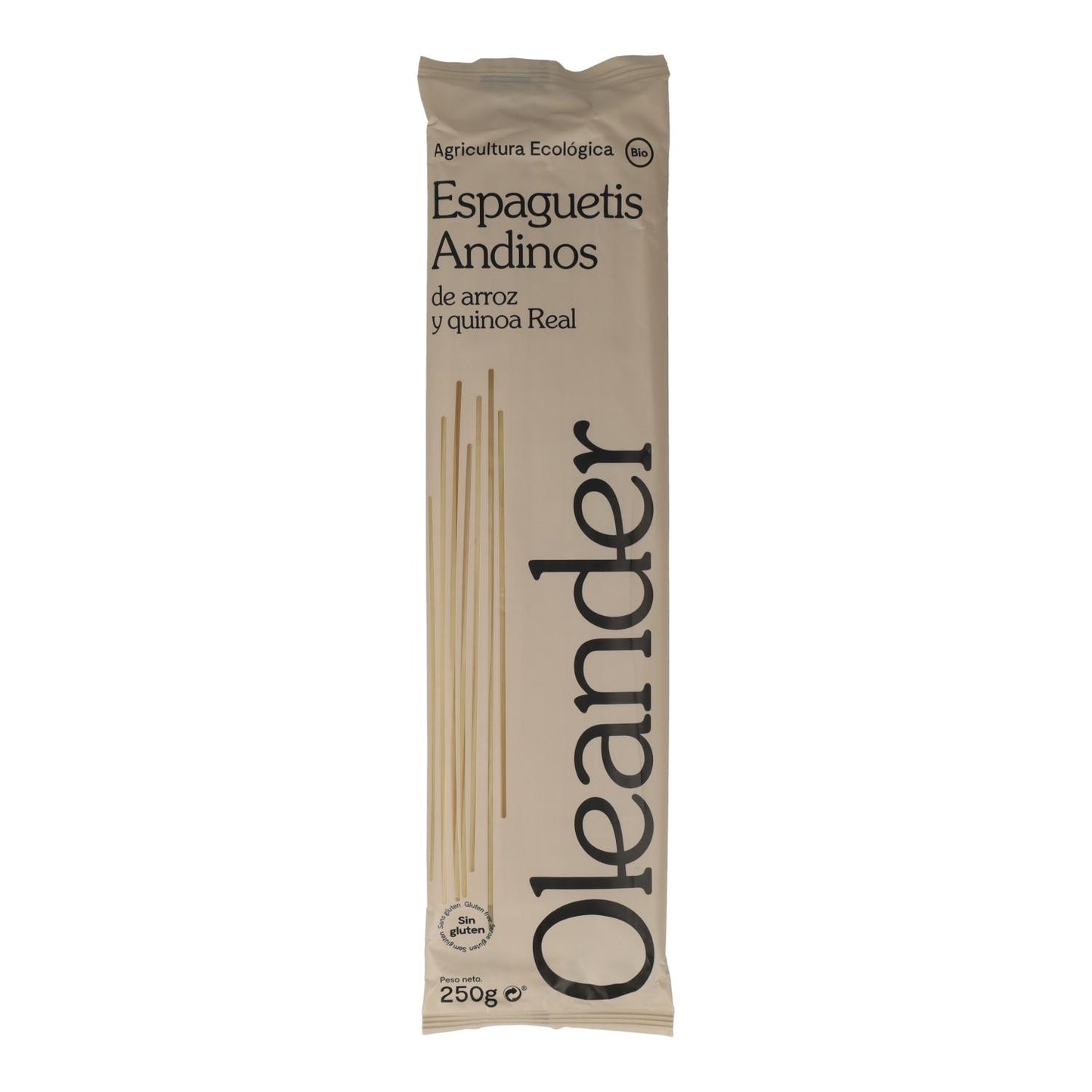 Esparguete de Arroz e Quinoa sem Glúten com Oleandro 250 g