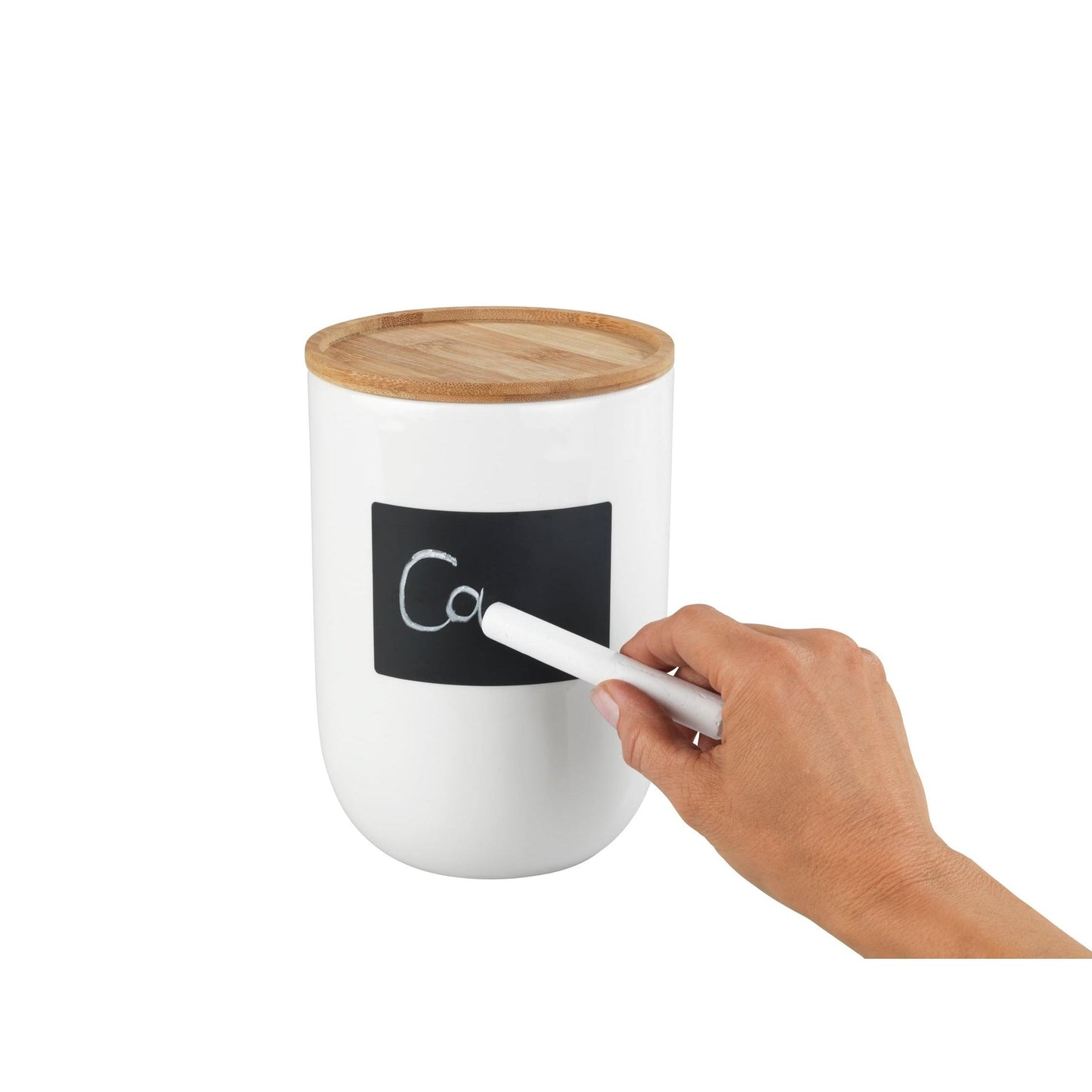 Pote Waia com tampa e zona para escrever