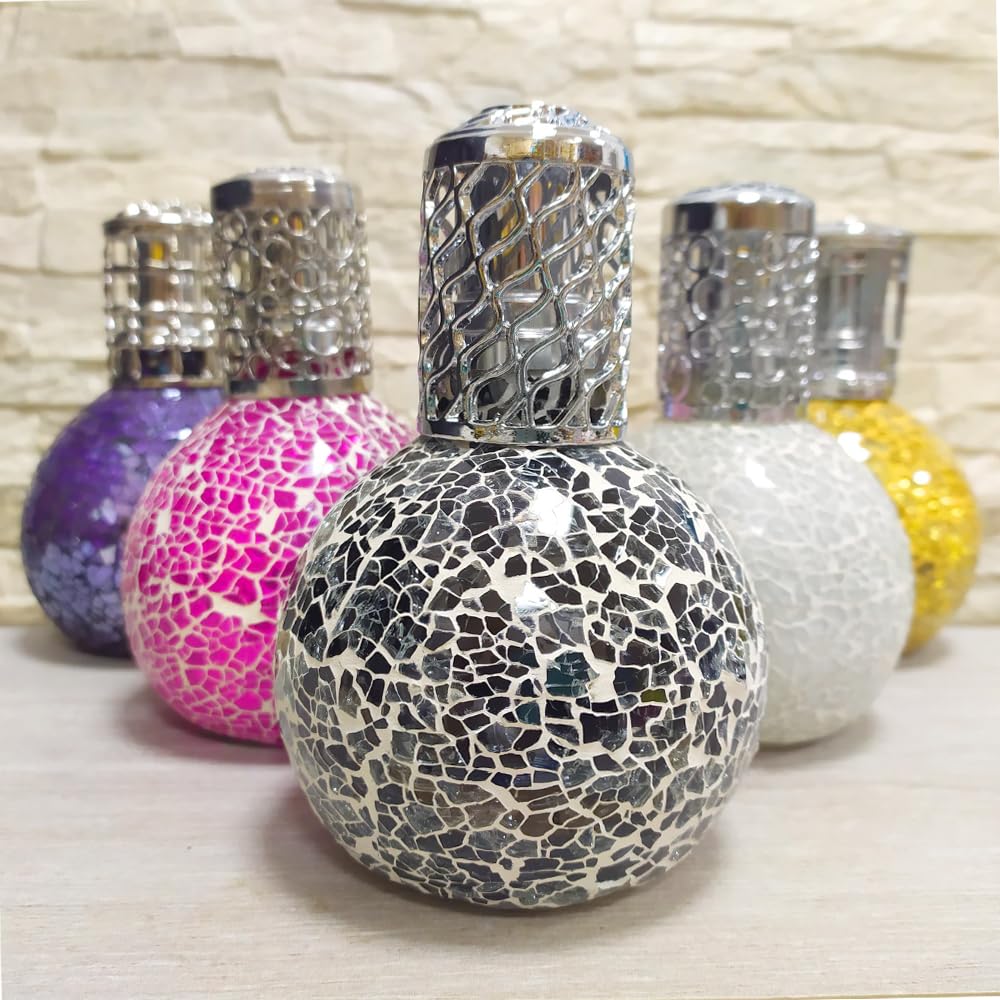 Pack Lámpara Catalítica Mosaico Negro + Fragancia Provence Breeze 200ml + Limpiador Neutro 200ml + Mecha De Repuesto_4