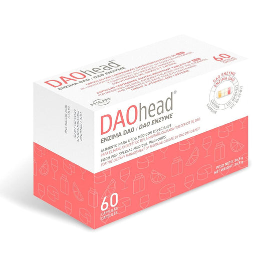 DAOhead® 60 cápsulas com comprimidos gastrorresistentes