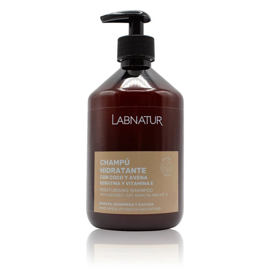 Champú Hidratante Coco Y Avena Con Keratina Labnatur | Hidratación Capilar | Cabello Seco O Sensible | Suavidad Y Brillo_0
