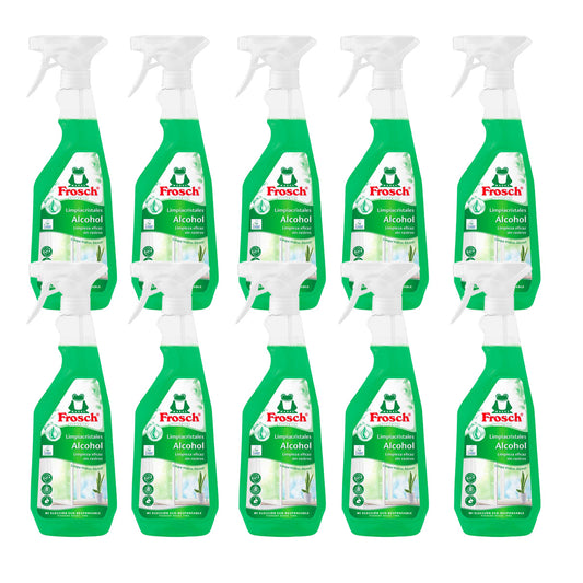 Embalagem de 10x Limpa Vidros Frosch 750 ml