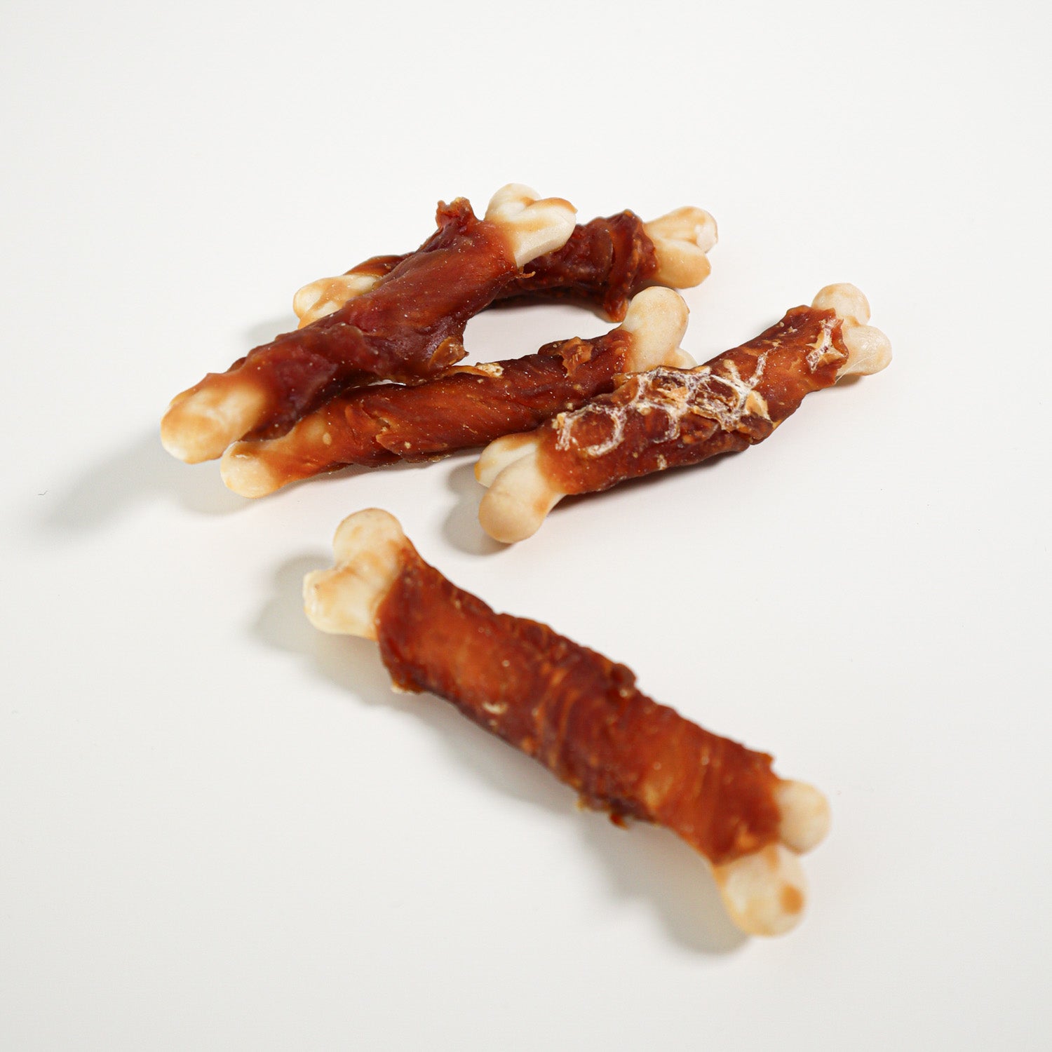 Snack Natural Para Perro Huesitos De Calcio Con Pato Wuapu 12x100gr_1