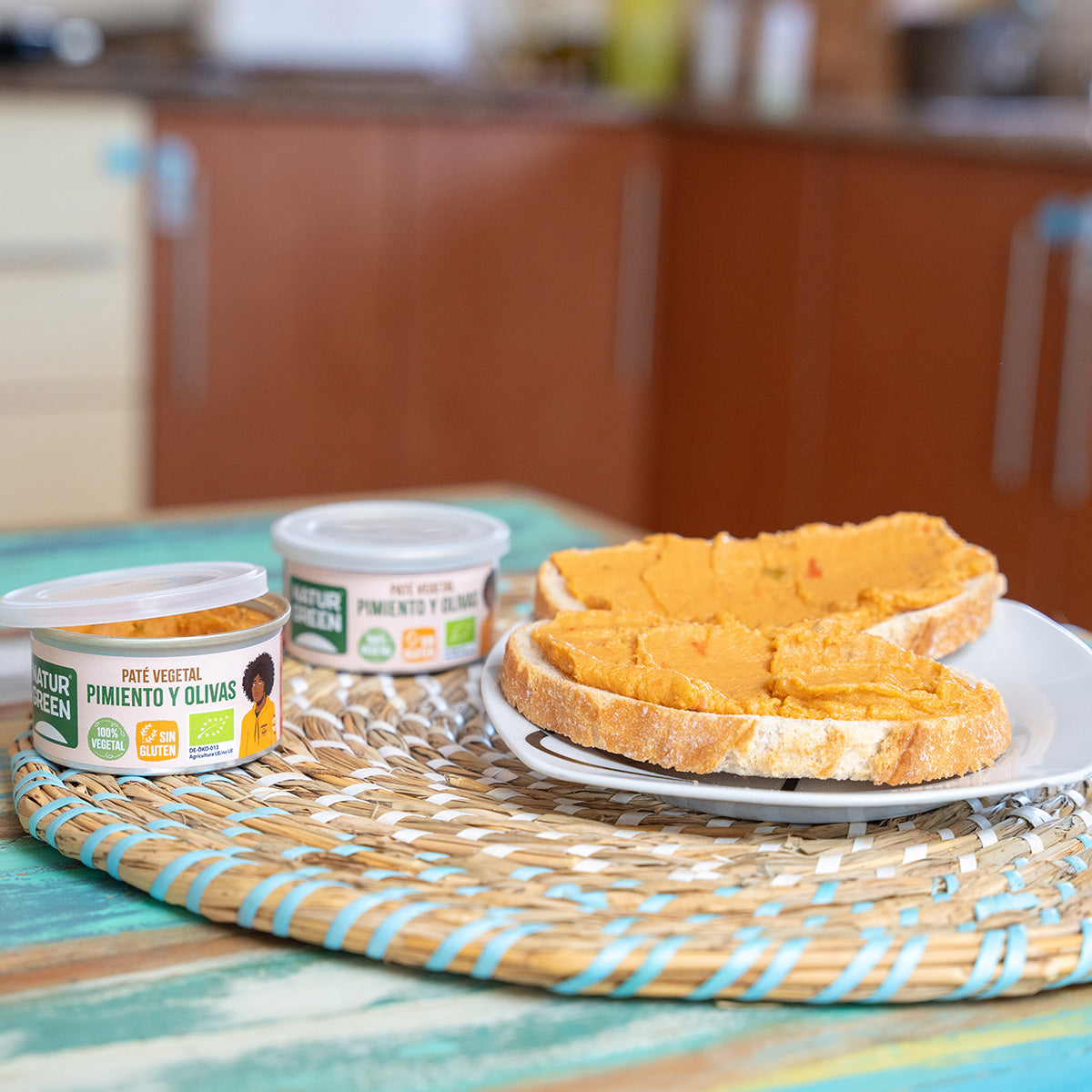 Patê de Pimentos e Azeitonas Biológico Naturgreen 125 g