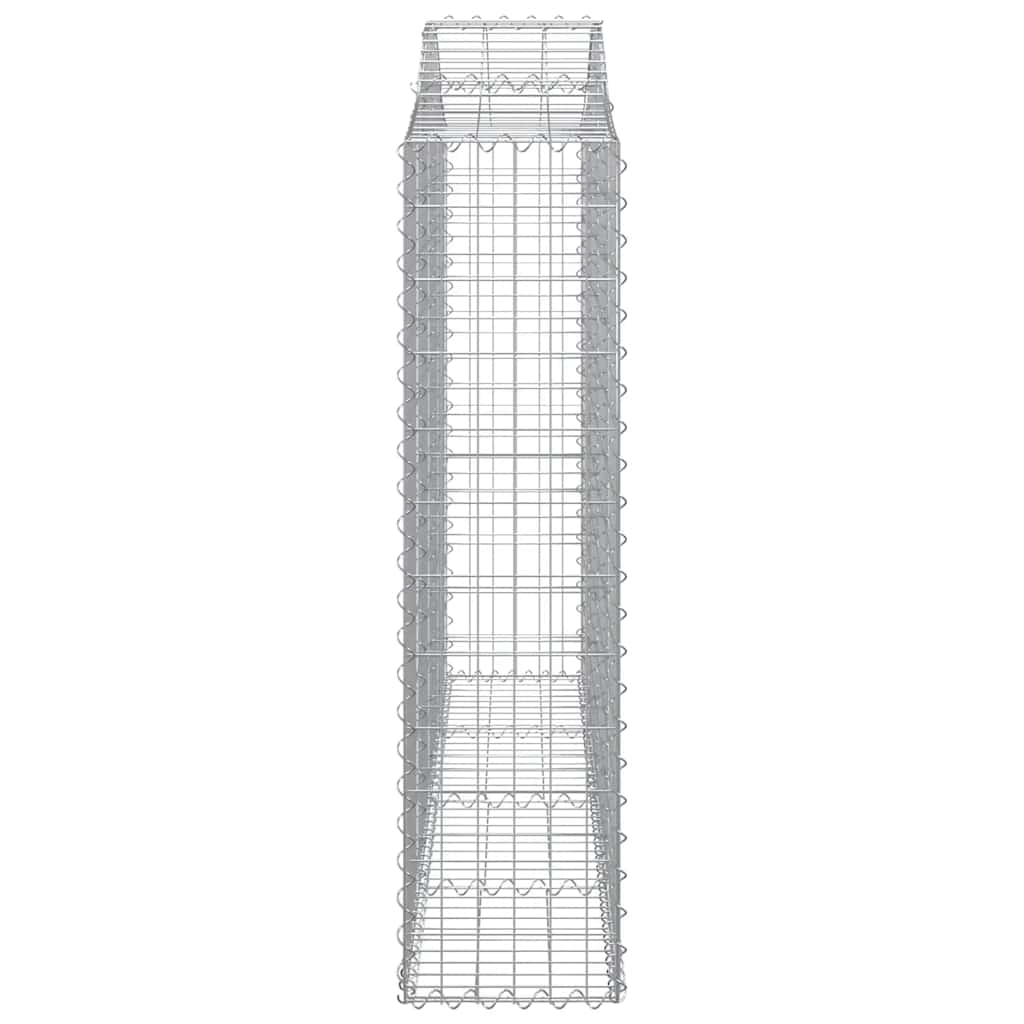 Cestas De Gaviones 2 Uds Forma De Arco Hierro 200x30x120/140cm_4