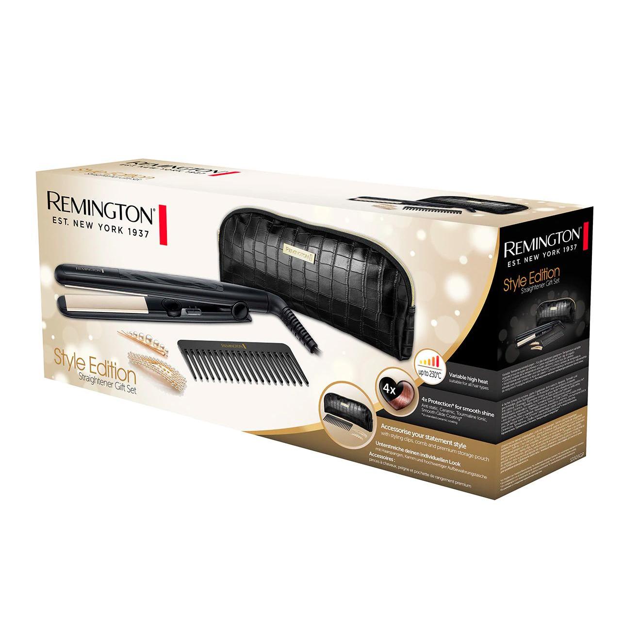 Conjunto de oferta para alisador de cabelo Remington Style Edition + acessórios