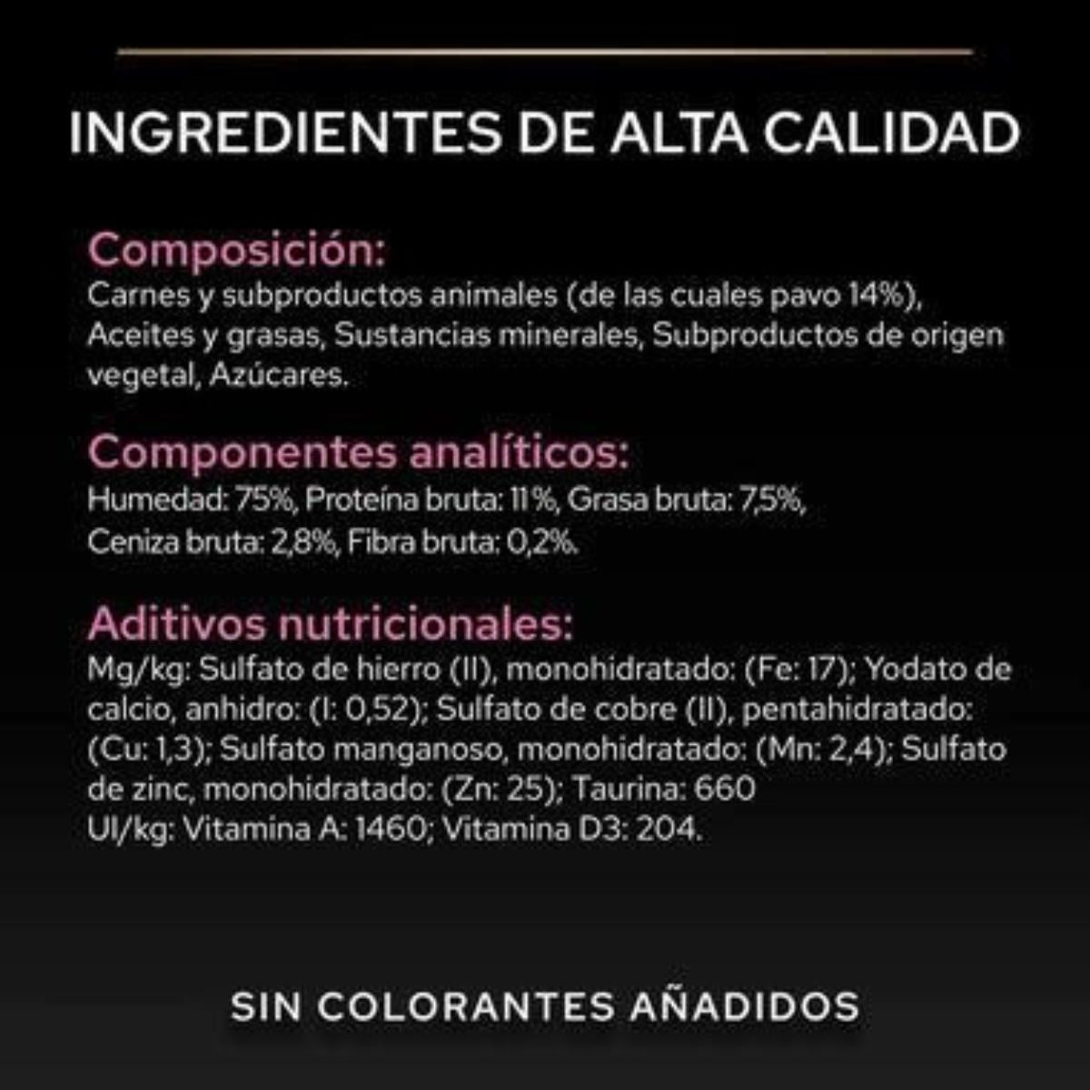 Pro Plan gato adulto Delicate Mousse rico em peru Purina 85g