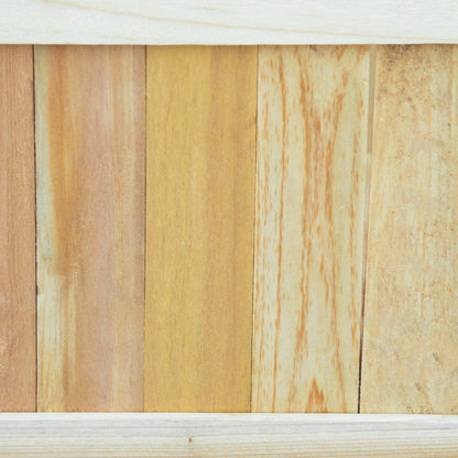 Outsunny Jardinera De Madera Plegable Con 4 Patas 70x30x25 Cm Natural_3