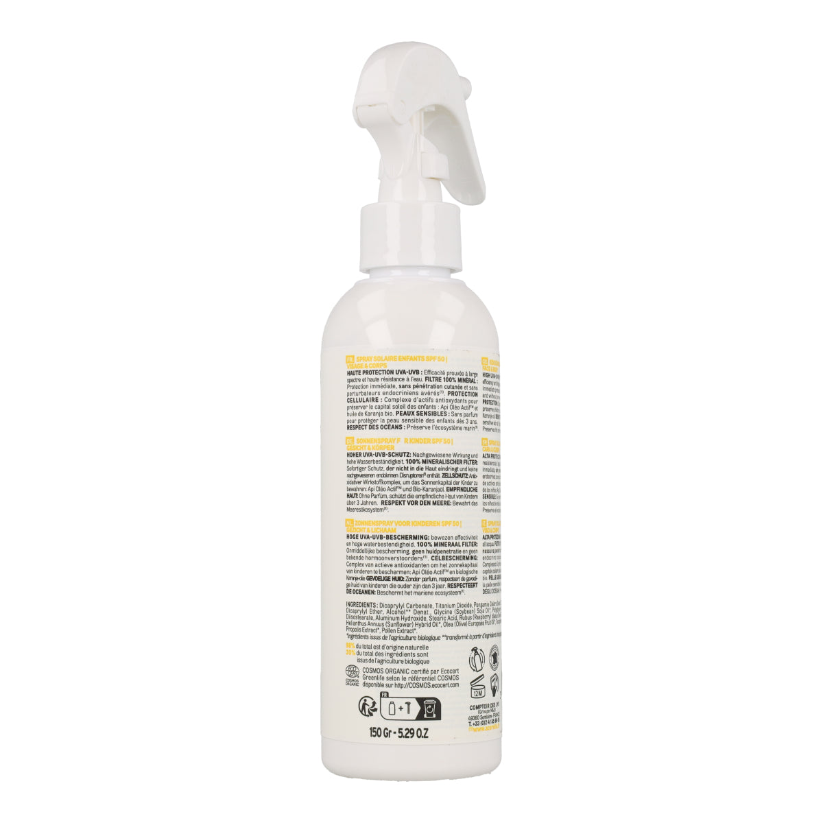 Spray Solar Infantil Acorelle FPS 50 150 ml