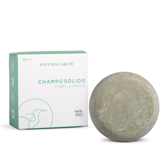 Champô sólido para cabelos oleosos Natural Carol 85 g