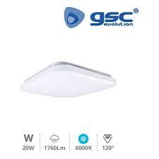 Luminária de teto LED quadrada Level GSC