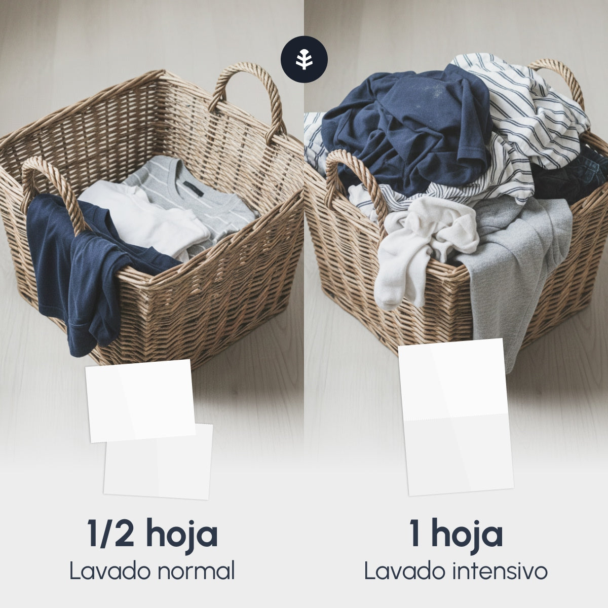 Embalagem de 2 Eco-Strips para detergente e amaciador Planeta Huerto 40 lavagens