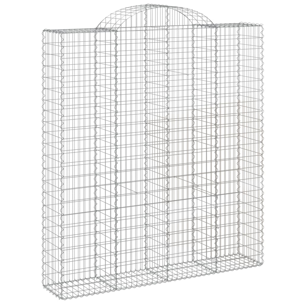 Cestas De Gaviones 13 Uds Forma De Arco Hierro 200x50x220/240cm_2