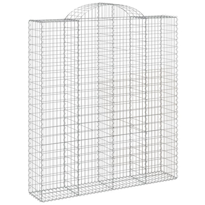Cestas De Gaviones 4 Uds Forma De Arco Hierro 200x50x220/240 Cm_2