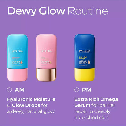 Gotas de reforço do soro hidratante com ácido hialurónico 30 ml