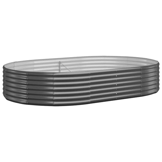 Jardinera Arriate Acero Galvanizado Antracita 214x140x36cm_0