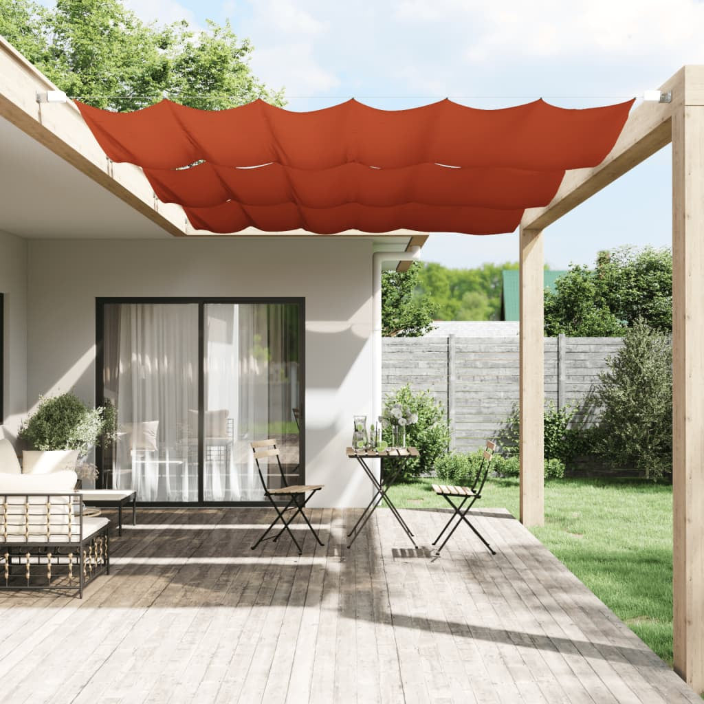 Vidaxl Toldo Vertical Terracota Tela Oxford 140x270 Cm_1
