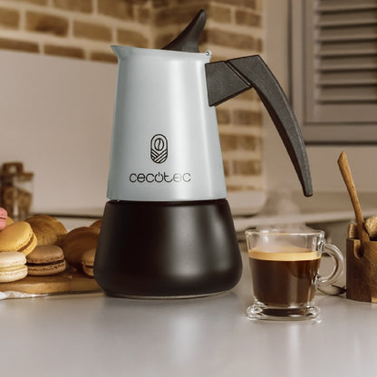 Cecotec Cafetera Italiana Piccolina 900 Blue. 450ml, 10 Tazas De Café, Acero Inoxidable, Apta Todas Superficies, Filtro_2
