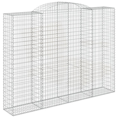 Cestas De Gaviones 2 Uds Forma De Arco Hierro 300x50x220/240 Cm_2