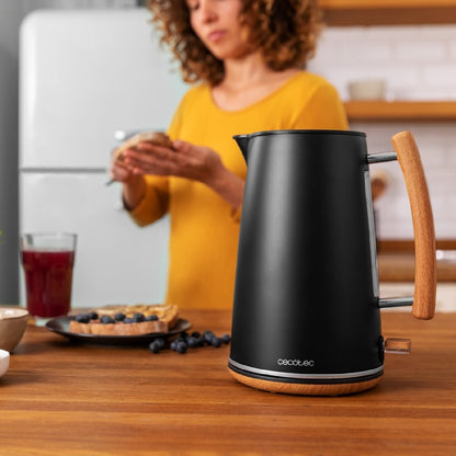 Cecotec Hervidor De Agua Hervidor De Agua Thermosense 400 Black Woody_2