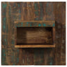 Mesa de cabeceira Multicolor 50x27x50 Cm Madeira maciça reciclada