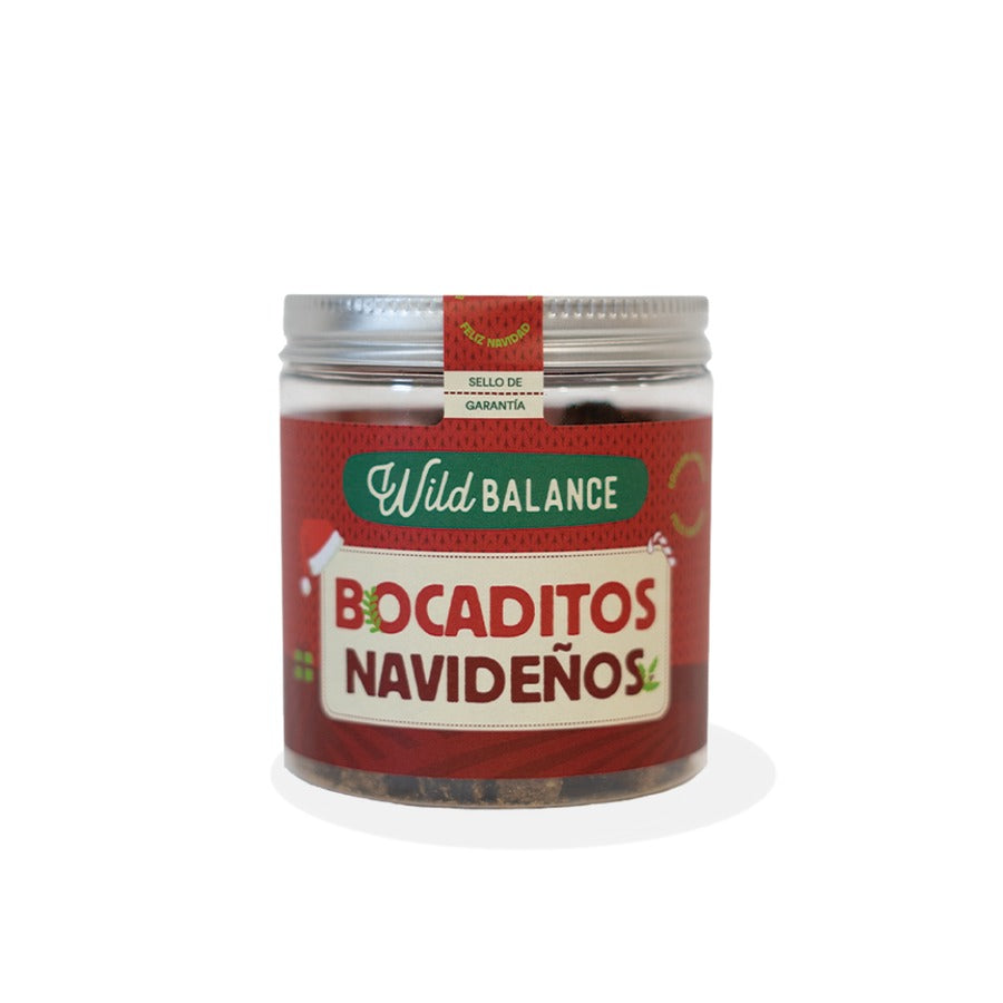 Petiscos de Natal Wild Balance para cães e gatos