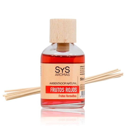 Ambientador Mikado Frutos Rojos 50 ml | Aroma Dulce y Afrutado | Difusor Varillas | Ambiente Acogedor_0