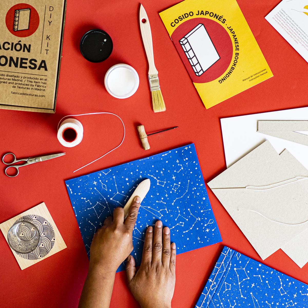 Kit de encadernação japonesa Zig Zag