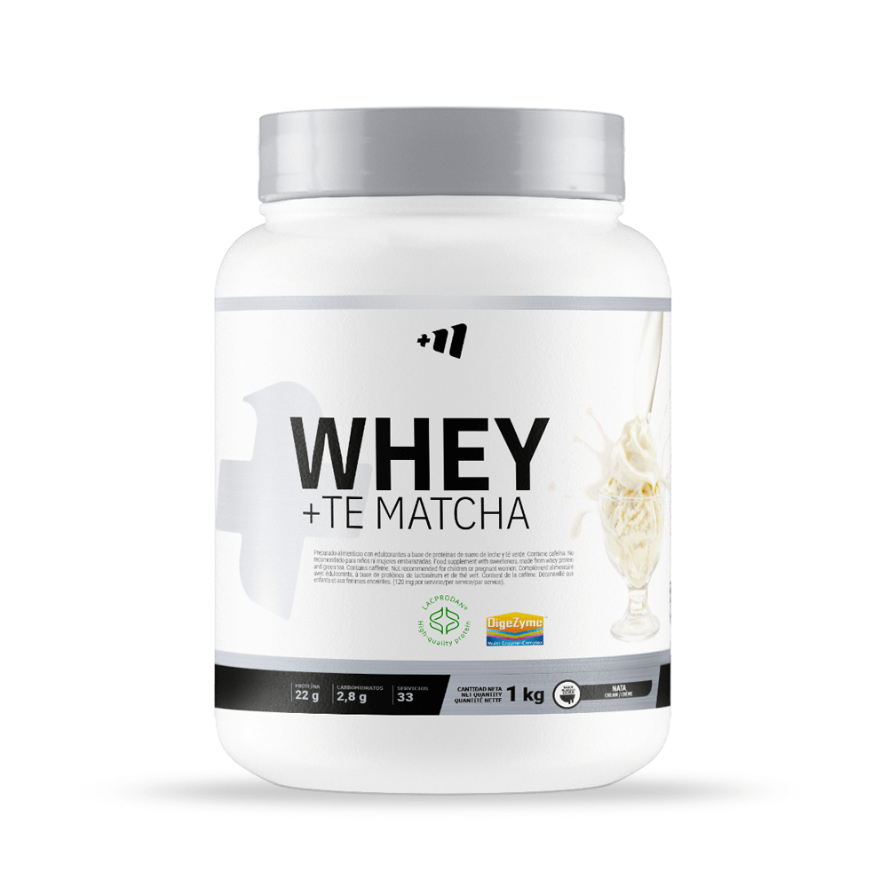 Whey + Te Matcha - 1kg - Nata - Proteina De Suero - Masmusculo_0